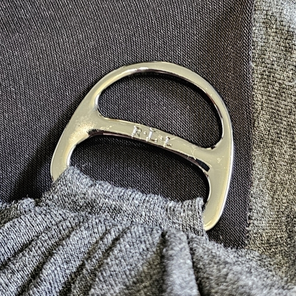 Ralph Lauren Heather Gray Buckle Faux Wrap Dress - Picture 6 of 9